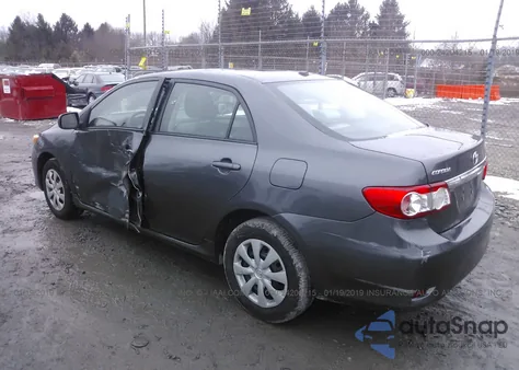 2011 Toyota Corolla Le z USA, uszkodzony, nr VIN 2T1BU4EE9BC651676